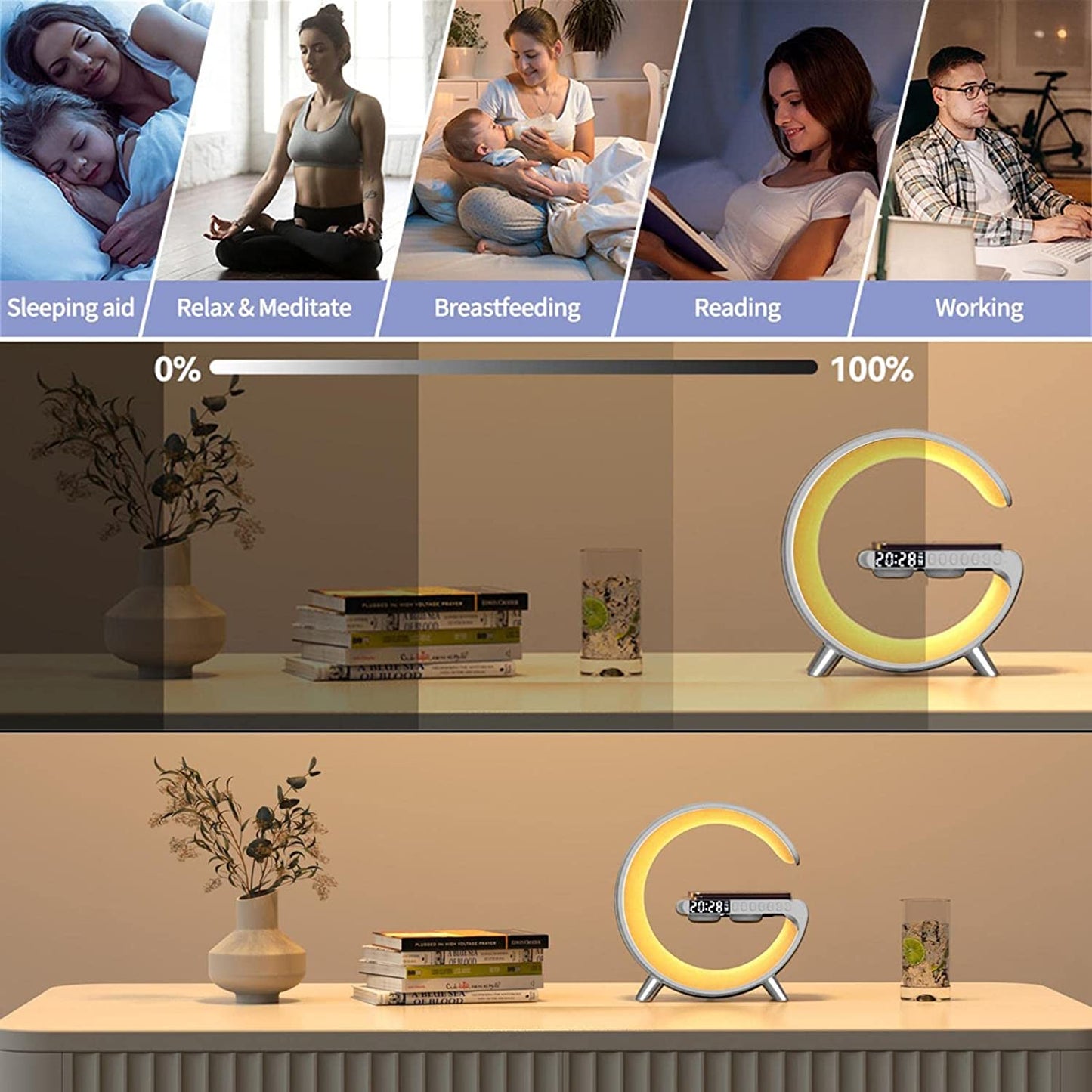 Glohm One Charger Lamp - White